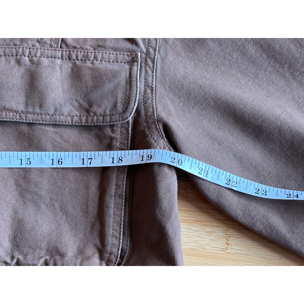 We The Free Martha Cropped Utility Jacket Size XS Brown Canvas Workwear Festival - Picture 12 of 16